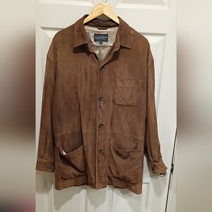 Golden Bear Jacket Mens Medium Brown Genuine Leather Sportswear Blazer Coat